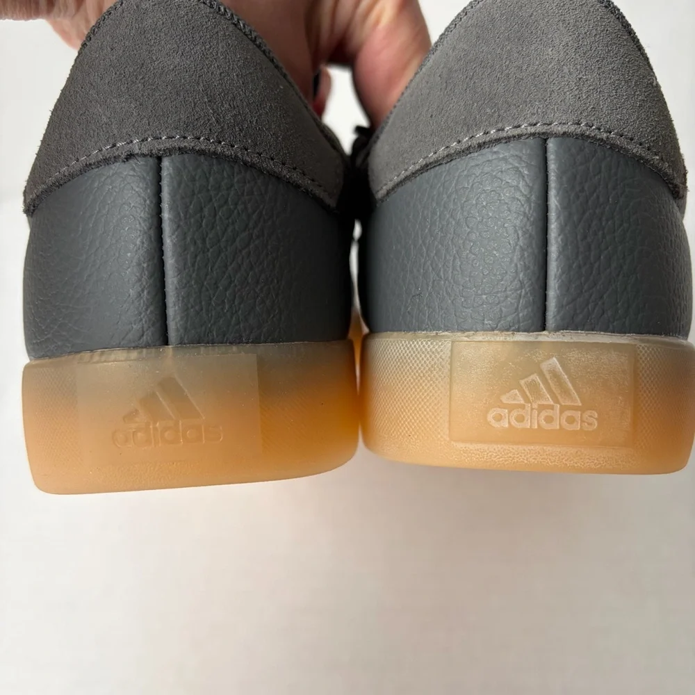 Adidas VL Court‎ 3.0 Men’s 8 Dark Gray Gum Soles New With Box